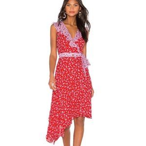 Parker Jennifer Combo dress in Kaia. Mixed pattern